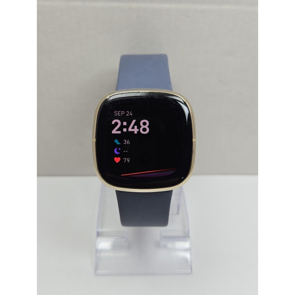Fitbit Sense FB512 Smartwatch GPS ECG Heart Rate Activity Tracker No Charger